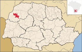 Localisation de Umuarama sur une carte