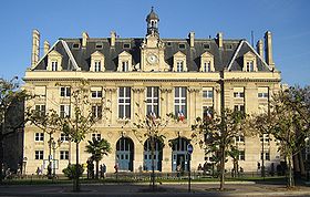 Façade de la mairie du 13e arrondissement