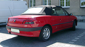 Peugeot 306 Cabrio rear 20070521.jpg