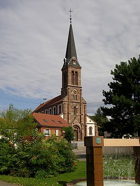 L'église Saint-Maurice de Pfastatt