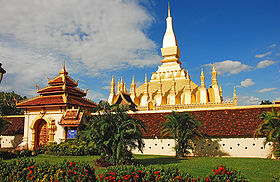 Le Pha That Luang (symbole du Laos)