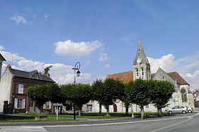 Place principale de la commune