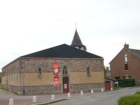 L’église, ancien vestiaire des mineurs.