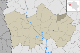 Localisation de Quartes au sein de Tournai
