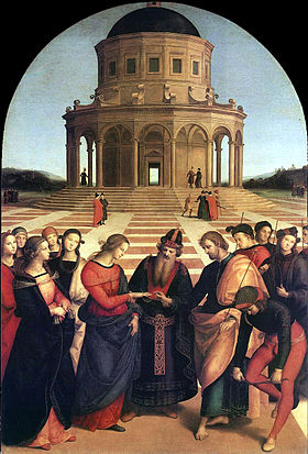 Image illustrative de l'article Le Mariage de la Vierge (Raphaël)
