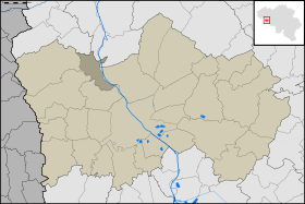 Localisation de Ramegnies-Chin au sein de Tournai