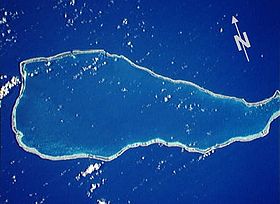 Image satellite de Rangiroa.