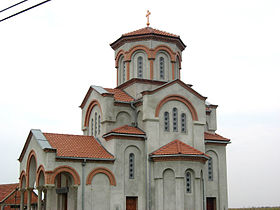 La nouvelle église orthodoxe serbe de Ravni Topolovac