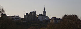 Vue de la commune de Remouillé depuis la route départementale 137.