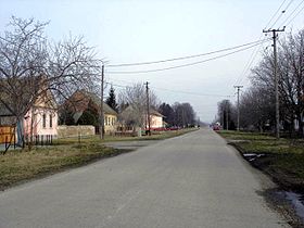 La rue principale de Knićanin