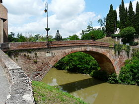 Le pont de Lajous, côté amont.