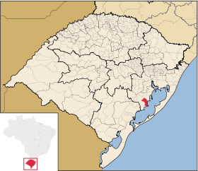 Localisation de Arambaré sur une carte