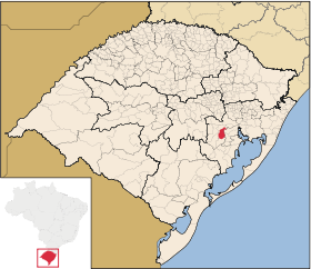 Localisation de Arroio dos Ratos sur une carte