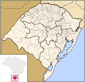 Localisation de Cachoeirinha sur une carte