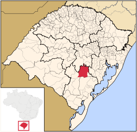 Localisation de Encruzilhada do Sul sur une carte