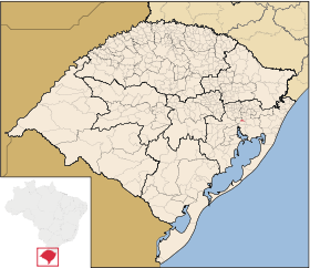 Localisation de Esteio sur une carte