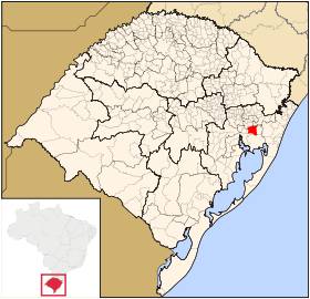 Localisation de Gravataí sur une carte