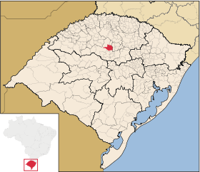 Localisation de Ibirubá sur une carte