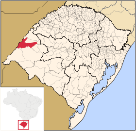 Localisation de Itaqui sur une carte