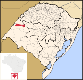 Localisation de Maçambara sur une carte