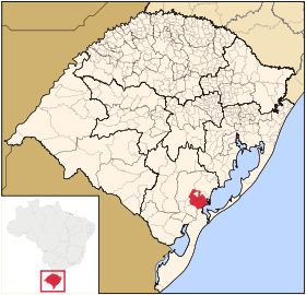 Localisation de Pelotas sur une carte