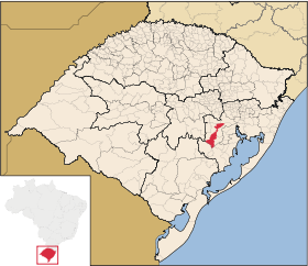 Localisation de São Jerônimo sur une carte