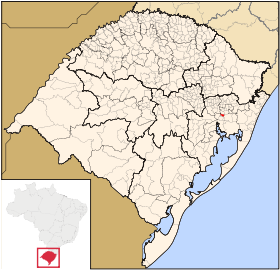 Localisation de Sapucaia do Sul sur une carte