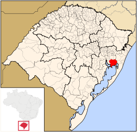 Localisation de Viamão sur une carte