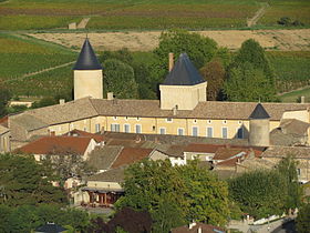 Vue du château de Saint-Lager