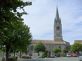 Le centre-ville de Saint-Ciers-sur-Gironde