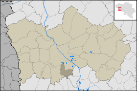 Localisation de Saint-Maur au sein de Tournai