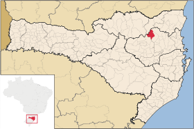 Localisation de Doutor Pedrinho sur une carte