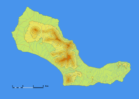 Carte topographique de Santa Luzia.