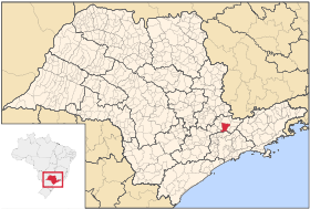 Localisation de Atibaia sur une carte