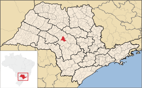 Localisation de Bauru sur une carte