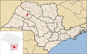 Localisation de Birigui sur une carte