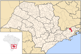 Localisation de Guaratinguetá sur une carte