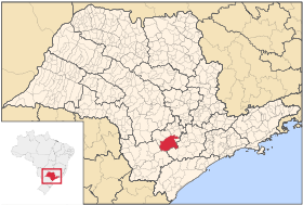 Localisation de Itapetininga sur une carte