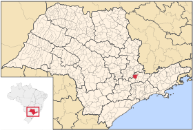 Localisation de Itatiba sur une carte