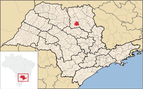 Localisation de Jaboticabal sur une carte