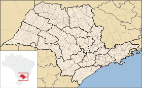 Localisation de Mongaguá sur une carte