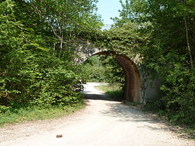 Tunnel de la ligne de chemin de fer désaffectée de Sorcy Montier-en-Der.