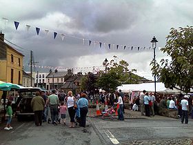 Le centre du village pendant le Harbour Festival de 2007.