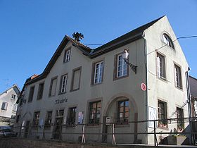 La mairie de Scharrachbergheim.