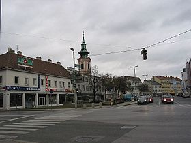 Place principale de Schwechat en 2007