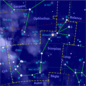 Image illustrative de l'article Scorpion (constellation)