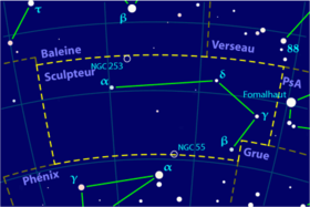 Image illustrative de l'article Sculpteur (constellation)