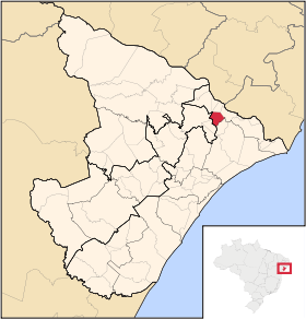 Localisation de Cedro de São João sur une carte