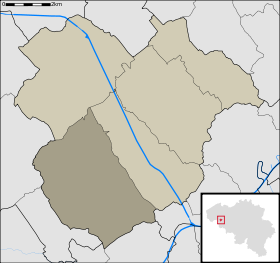 Localisation de Sint-Denijs au sein de Zwevegem