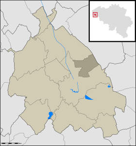 Localisation de Sint-Jan au sein d'Ypres